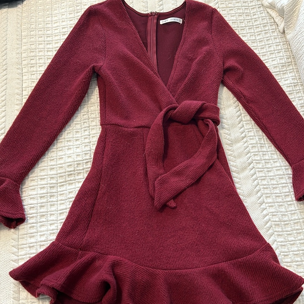 Long Sleeve Polyester Dress